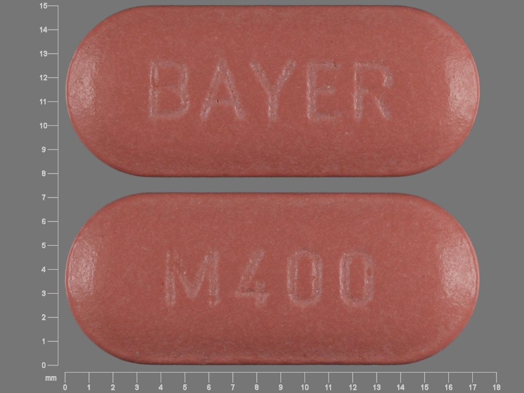 Imprint BAYER M400 - moxifloxacin 400 mg