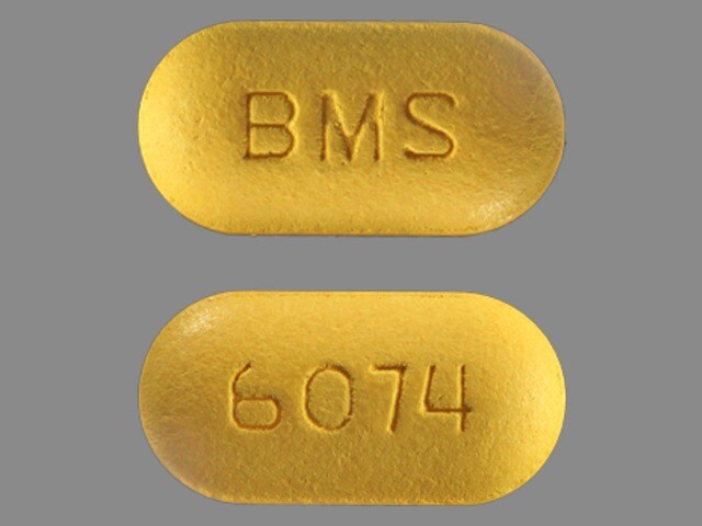 Image 1 - Imprint BMS 6074 - Glucovance 5 mg / 500 mg