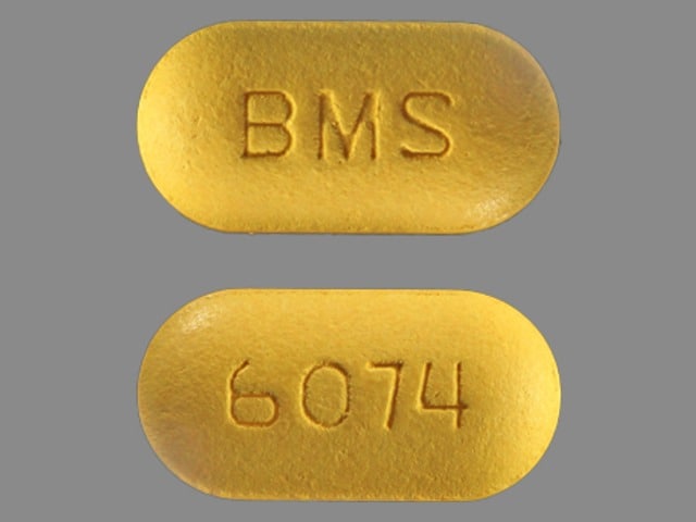 Image 1 - Imprint BMS 6074 - Glucovance 5 mg / 500 mg