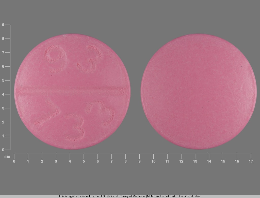 Image 1 - Imprint 93 733 - metoprolol 50 mg