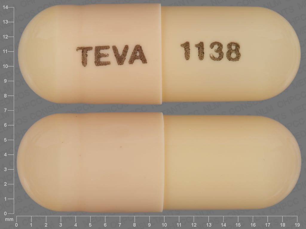 Image 1 - Imprint TEVA 1138 - acitretin 17.5 mg