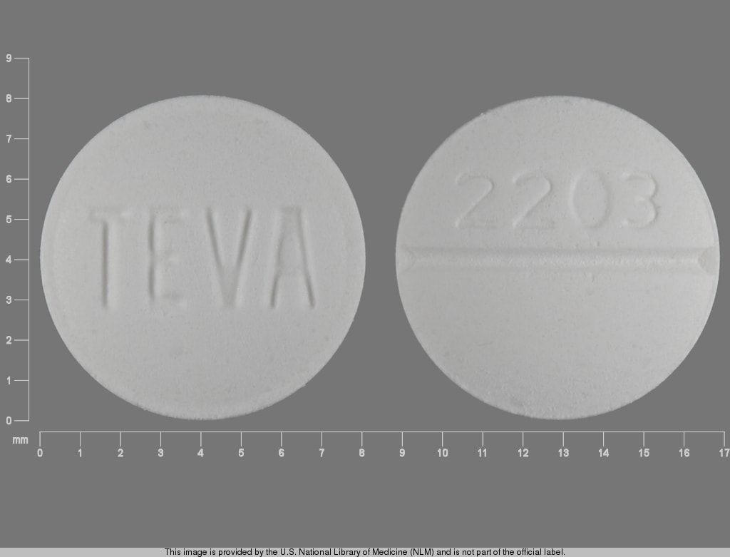 Image 1 - Imprint TEVA 2203 - metoclopramide 10 mg
