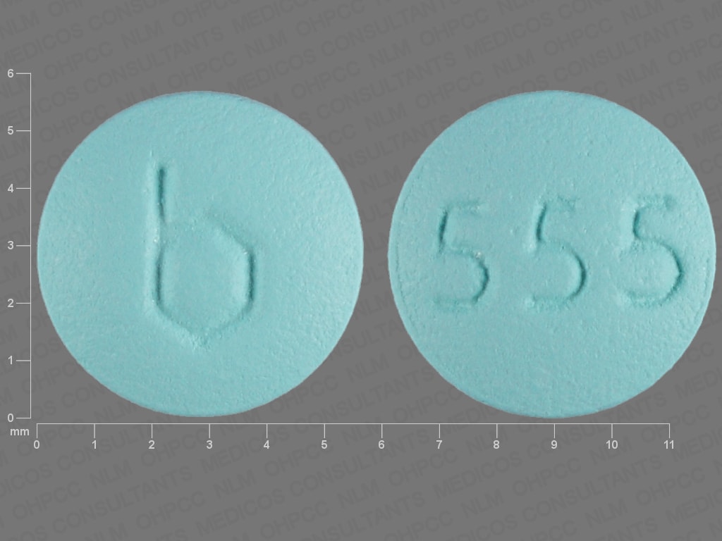 Imprint b 555 - Camrese ethinyl estradiol 0.03 mg / levonorgestrel 0.15 mg