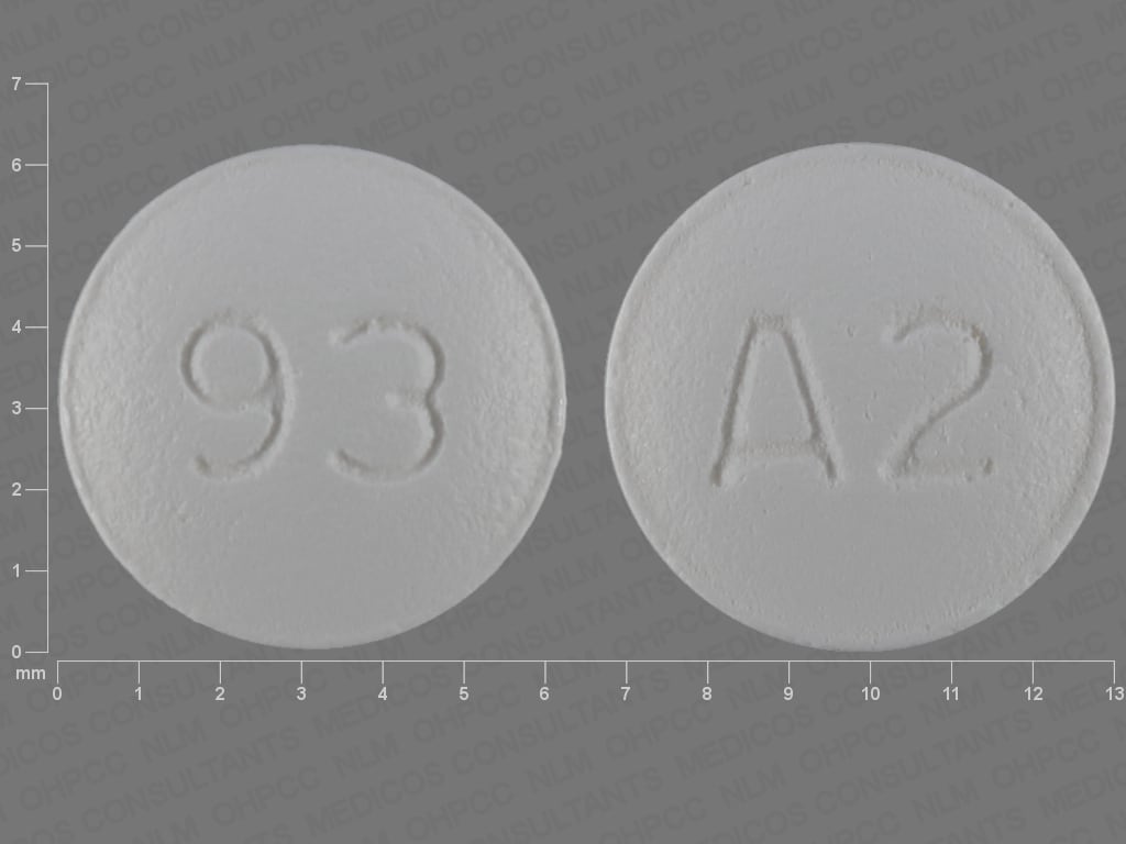 Imprint 93 A2 - almotriptan 12.5 mg (base)