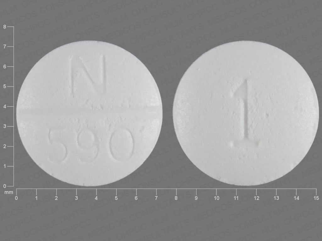 Imprint N 590 1 - doxazosin 1 mg