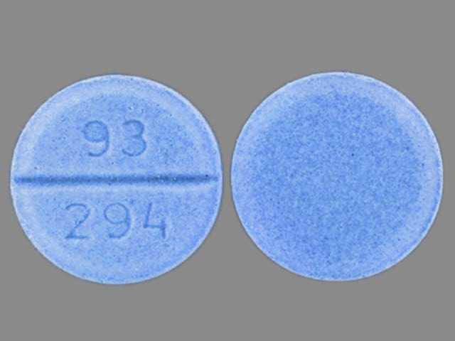 Pill Finder: 93 294 Blue Round - Medicine.com
