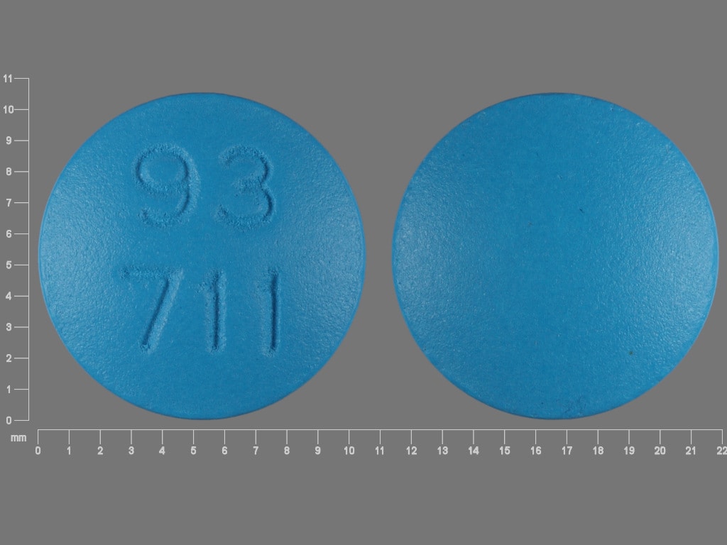 Imprint 93 711 - flurbiprofen 100 mg