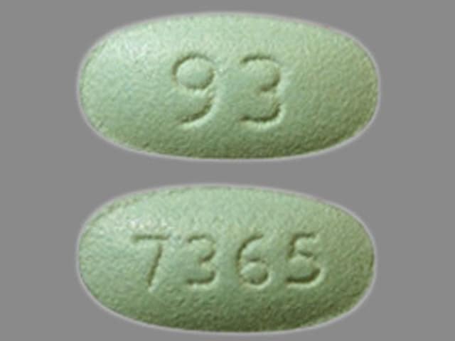 Imprint 93 7365 - losartan 50 mg