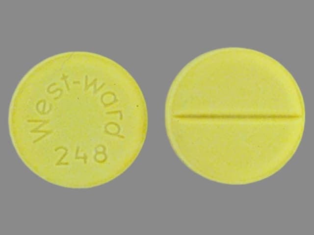 Imprint West-ward 248 - folic acid 1 mg