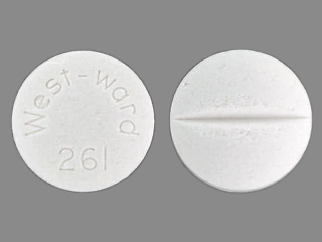 Imprint West-ward 261 - isoniazid 300 mg