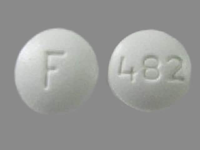 Imprint F 482 - methscopolamine 2.5 mg