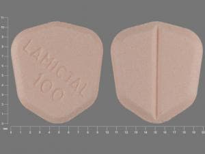 Imprint LAMICTAL 100 - Lamictal 100 mg