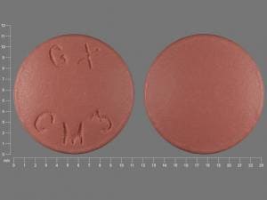 Image 1 - Imprint GX CM3 - Malarone 250 mg / 100 mg