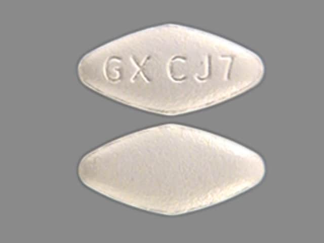 Imprint GX CJ7 - Epivir 150 mg