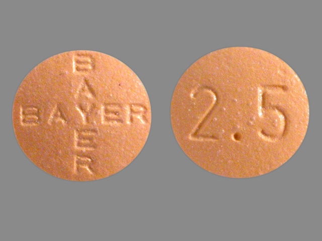 Image 1 - Imprint BAYER BAYER 2.5 - Levitra 2.5 mg