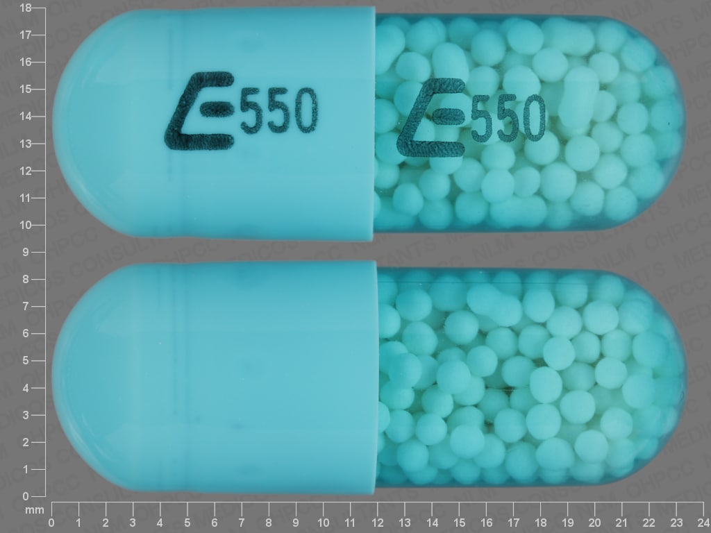 Imprint E550 E550 - itraconazole 100 mg
