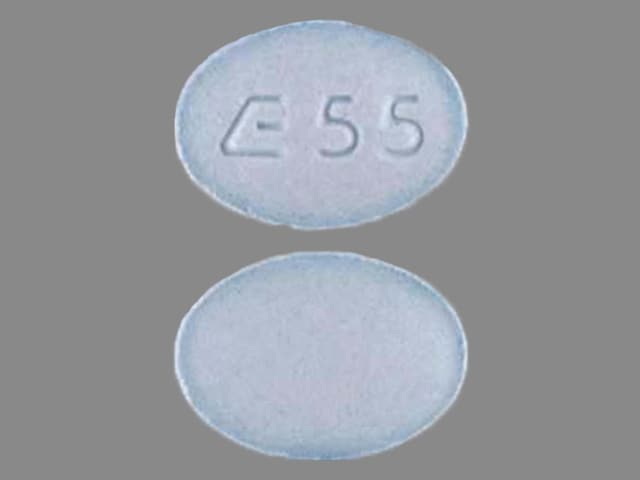 Image 1 - Imprint E 55 - metolazone 5 mg