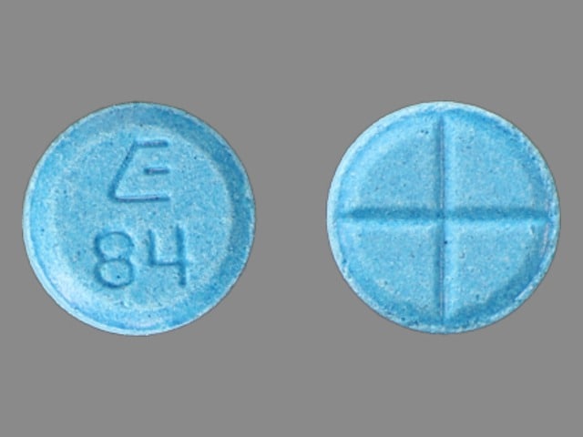 Image 1 - Imprint E 84 - amphetamine/dextroamphetamine 5 mg