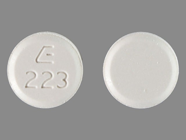 Imprint E 223 - cilostazol 100 mg