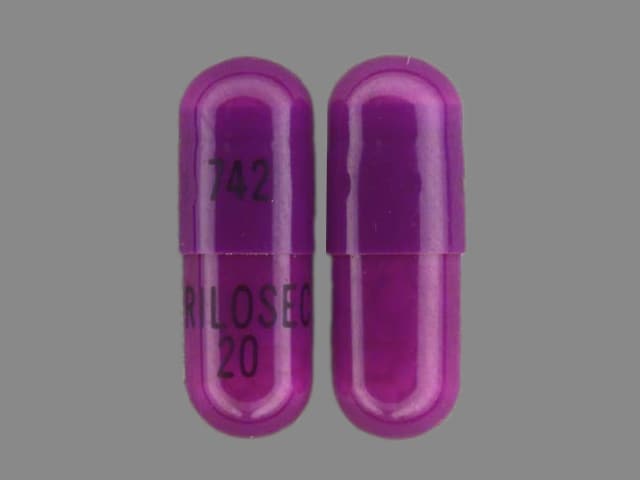 Imprint 742 PRILOSEC 20 - Prilosec 20 mg