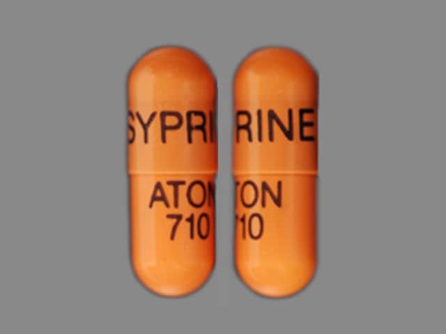 Imprint SYPRINE ATON 710 - trientine 250 mg