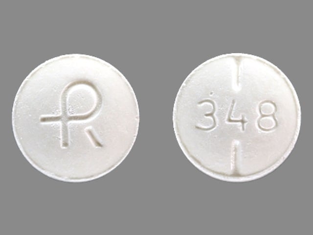 Imprint R 348 - propylthiouracil 50 mg