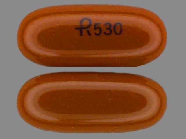 Imprint R 530 - nifedipine 20 mg