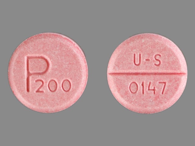 Image 1 - Imprint P200 U-S 0147 - Pacerone 200 mg