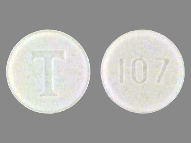 Image 1 - Imprint T 107 - Tenormin 25 mg