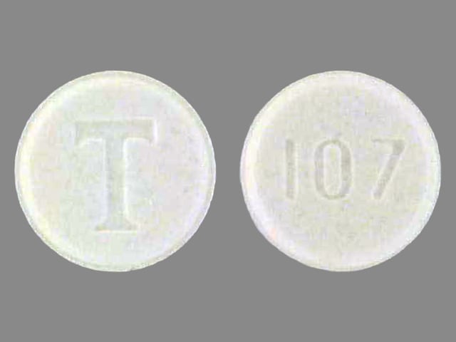 Image 1 - Imprint T 107 - Tenormin 25 mg