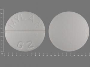 Image 1 - Imprint MYLAN G2 - glipizide 10 mg