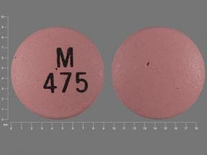 Imprint M 475 - nifedipine 30 mg