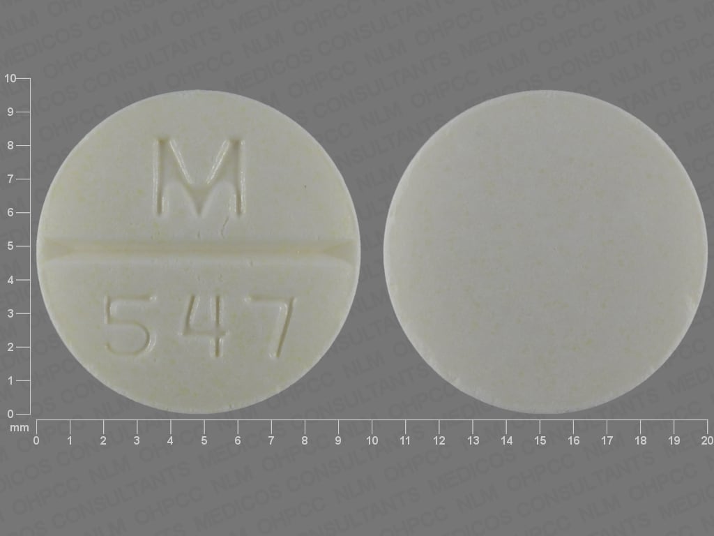 Image 1 - Imprint M 547 - mercaptopurine 50 mg