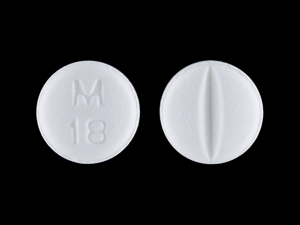 Pill Finder: M 18 White Round - Medicine.com round pill 176