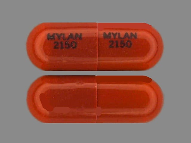 Imprint MYLAN 2150 - meclofenamate 50 mg