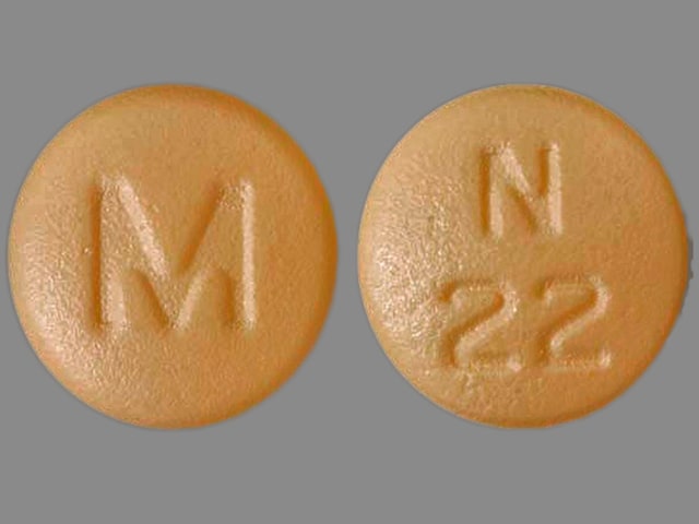 Imprint M N 22 - nisoldipine 20 mg