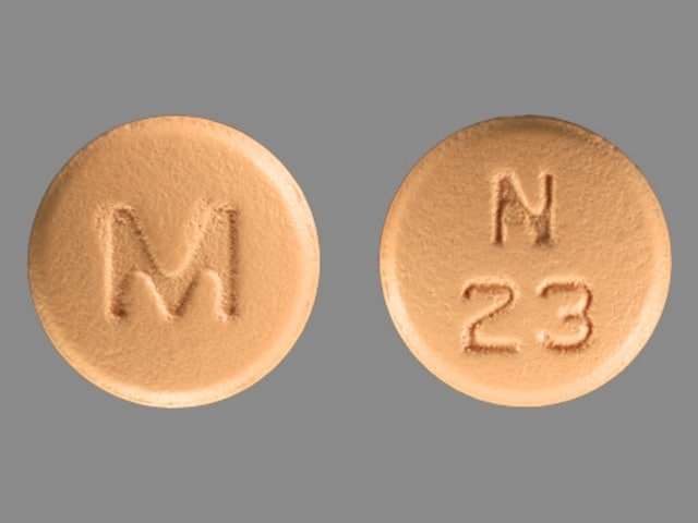 Imprint M N 23 - nisoldipine 30 mg