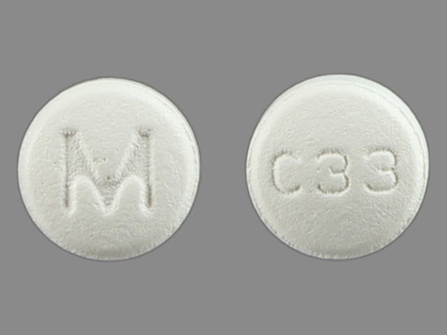 Imprint M C33 - carvedilol 12.5 mg
