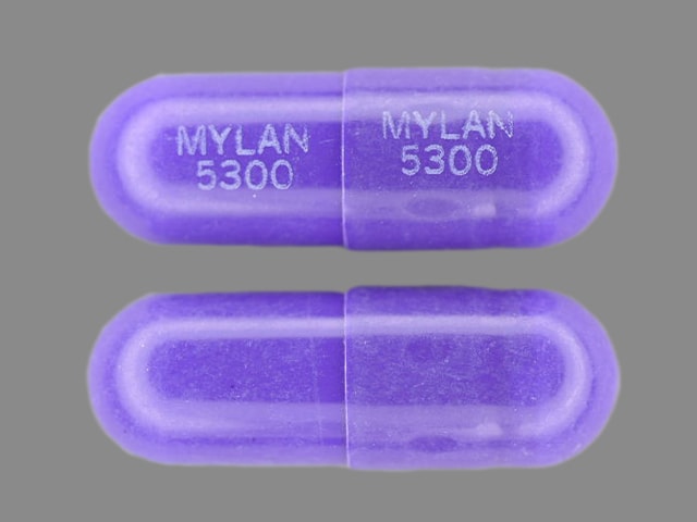 Image 1 - Imprint MYLAN 5300 MYLAN 5300 - nizatidine 300 mg