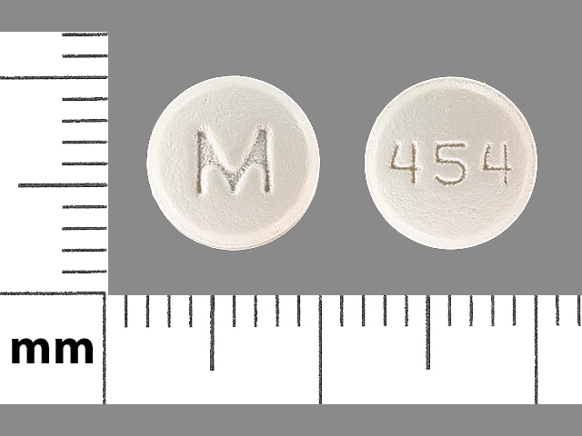 Image 1 - Imprint M 454 - olanzapine 10 mg