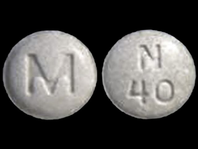 Imprint M N 40 - ropinirole 4 mg