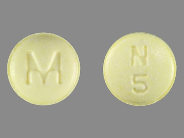 Imprint M N 5 - ropinirole 0.5 mg