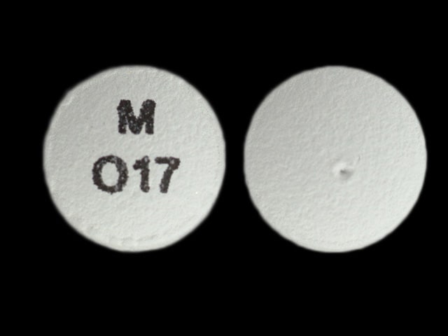 Imprint M O17 - oxybutynin 15 mg