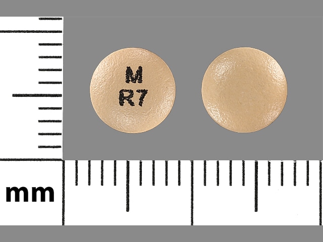 Imprint M R7 - rabeprazole 20 mg