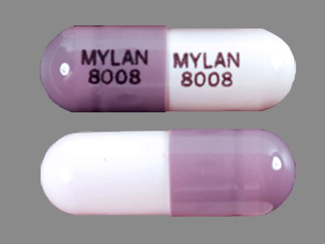 Image 1 - Imprint MYLAN 8008 MYLAN 8008 - divalproex sodium 125 mg