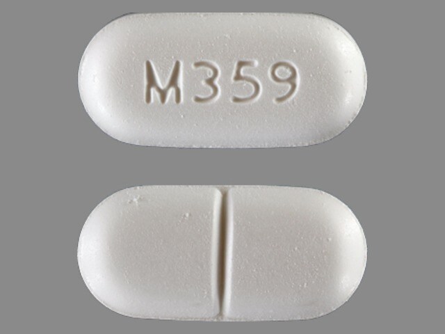 M359 - Acetaminophen and Hydrocodone Bitartrate