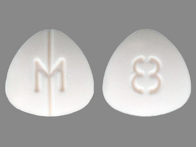 Imprint M 8 - hydromorphone 8 mg