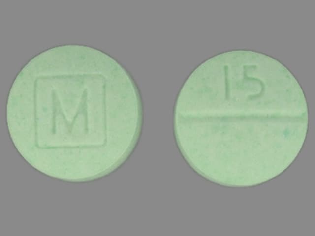 Imprint 15 M - oxycodone 15 mg