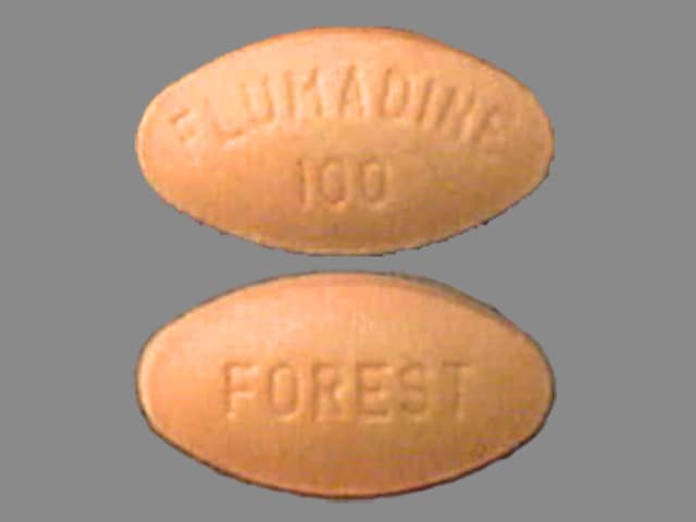 Imprint FOREST FLUMADINE100 - Flumadine 100 mg