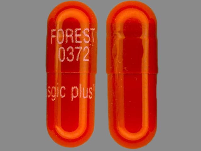 Image 1 - Imprint Esgic Plus FOREST 0372 - Esgic-Plus 500 mg / 50 mg / 40 mg